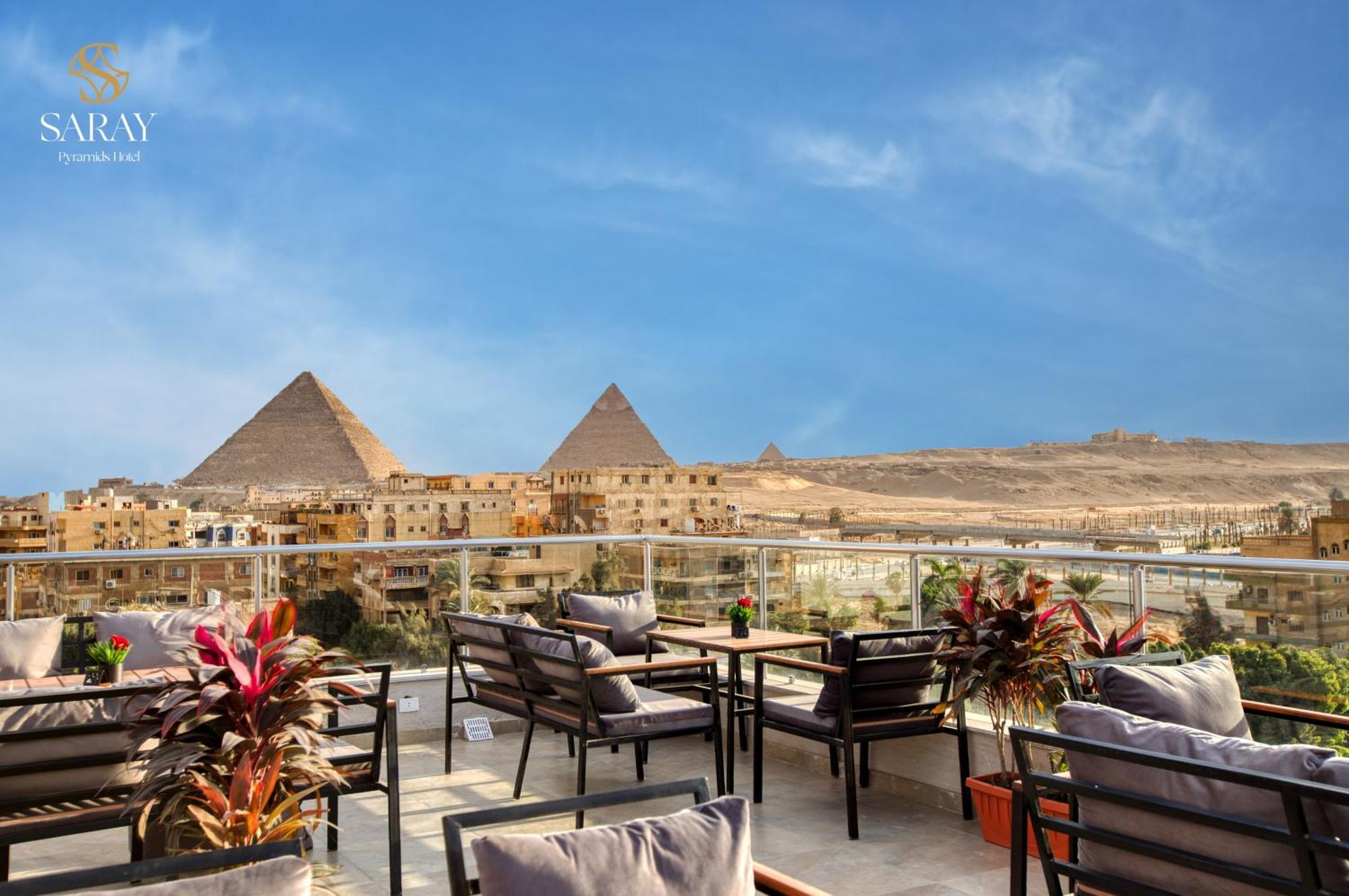Saray Pyramids & Museum View Hotel Kafret el-Gabal Exterior foto