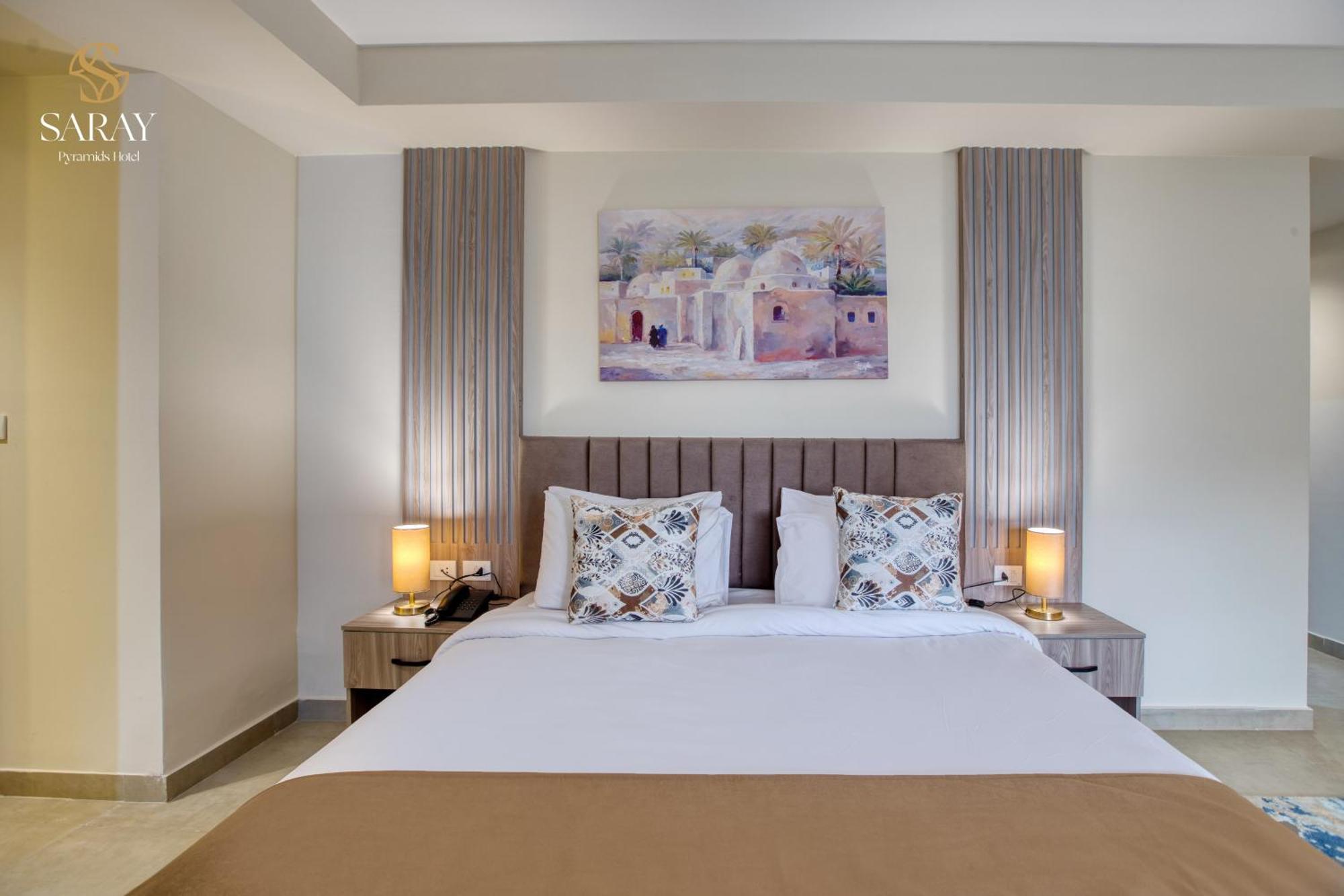 Saray Pyramids & Museum View Hotel Kafret el-Gabal Zimmer foto